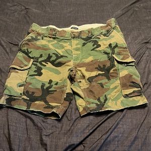 Mens Ralph Lauren army shorts